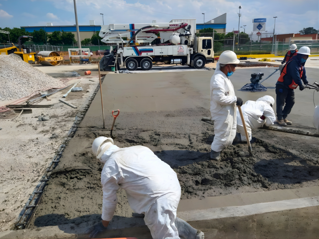 Suministro compactacion regleado y acabado del piso de concreto 2 1